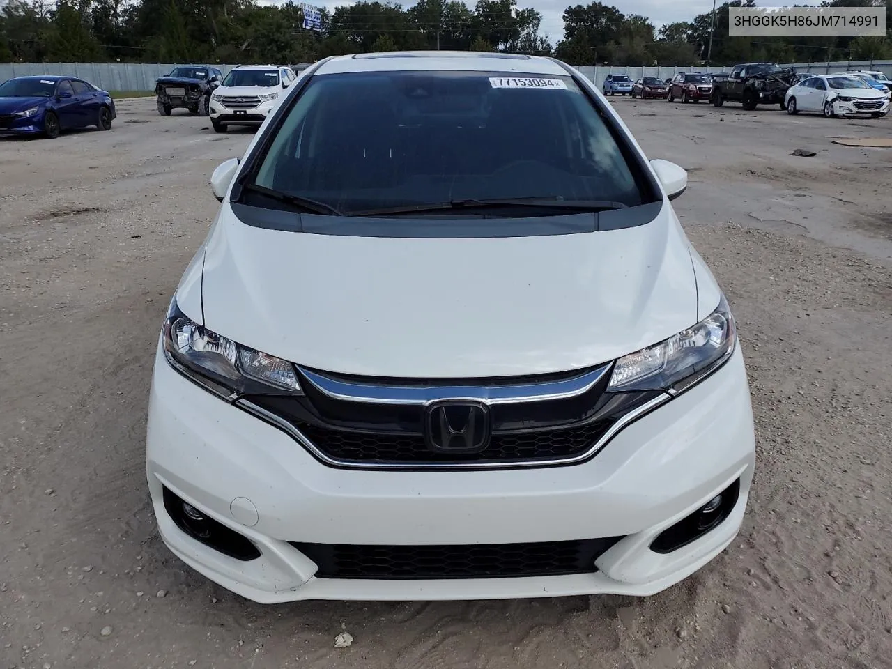 2018 Honda Fit Ex VIN: 3HGGK5H86JM714991 Lot: 77153094