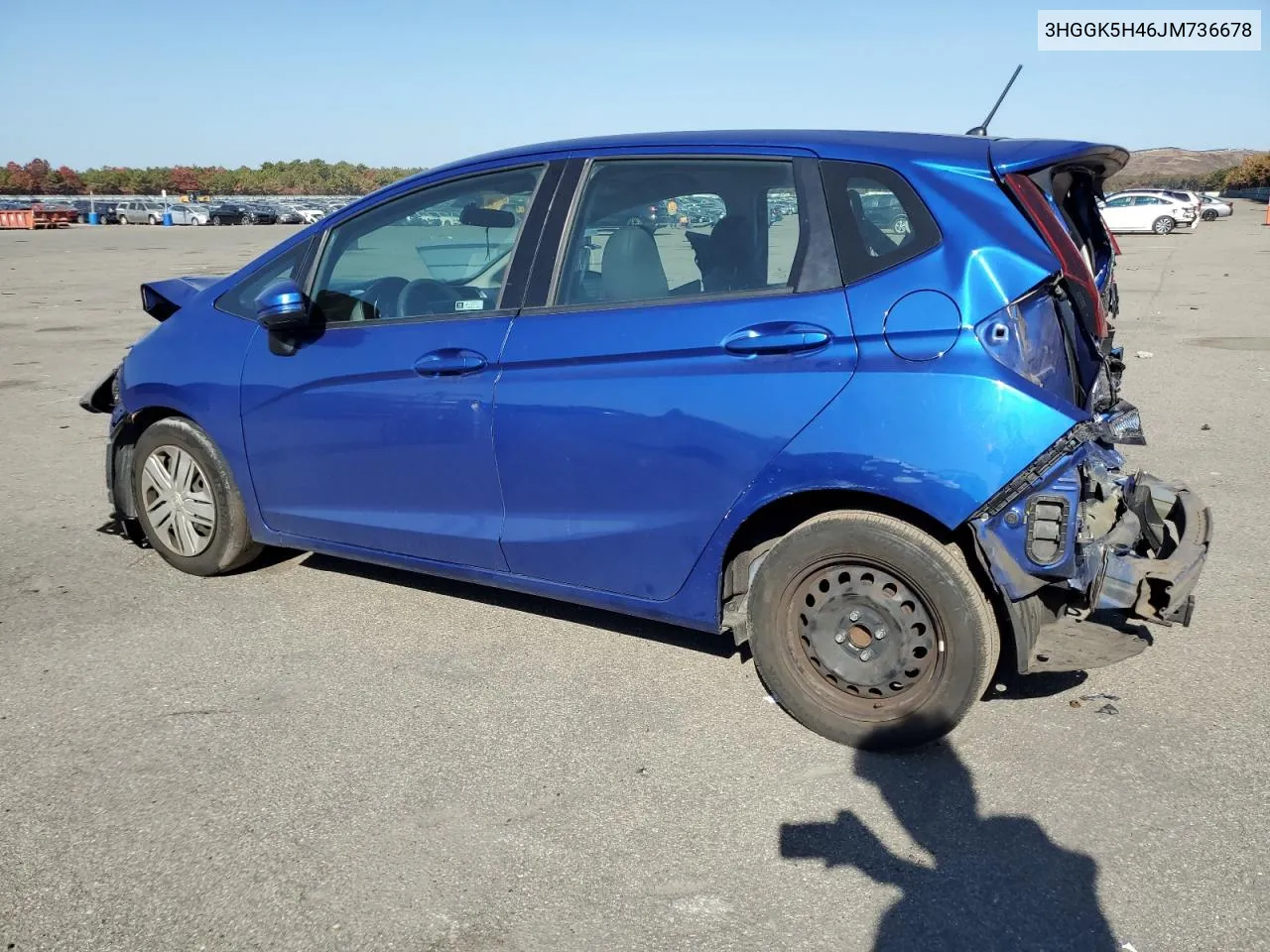 2018 Honda Fit Lx VIN: 3HGGK5H46JM736678 Lot: 77180104