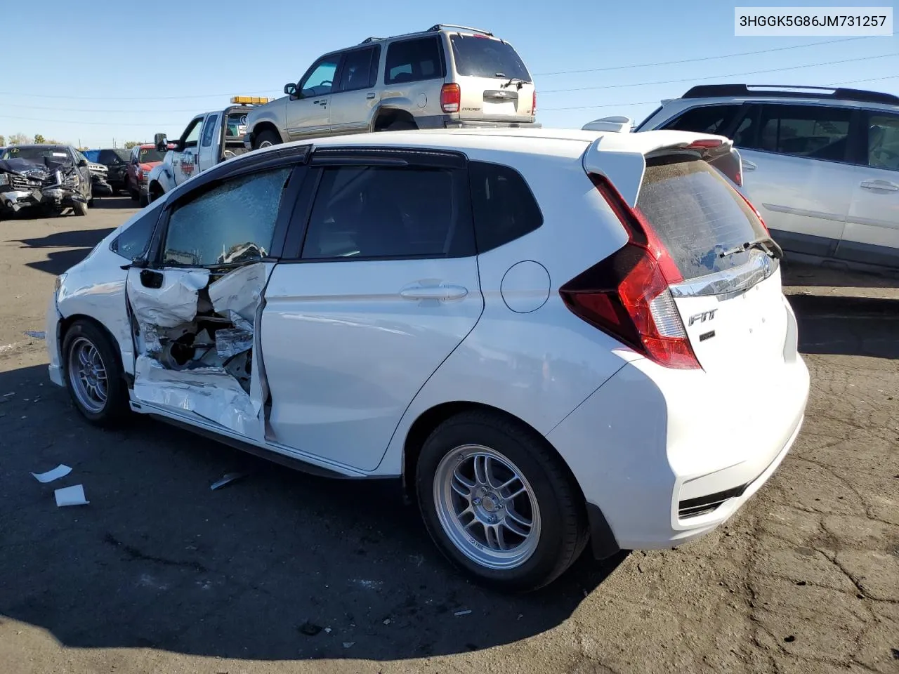 2018 Honda Fit Ex VIN: 3HGGK5G86JM731257 Lot: 77417964