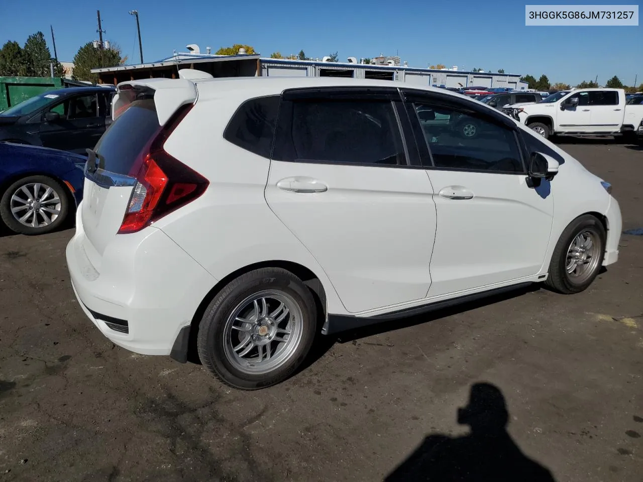 2018 Honda Fit Ex VIN: 3HGGK5G86JM731257 Lot: 77417964