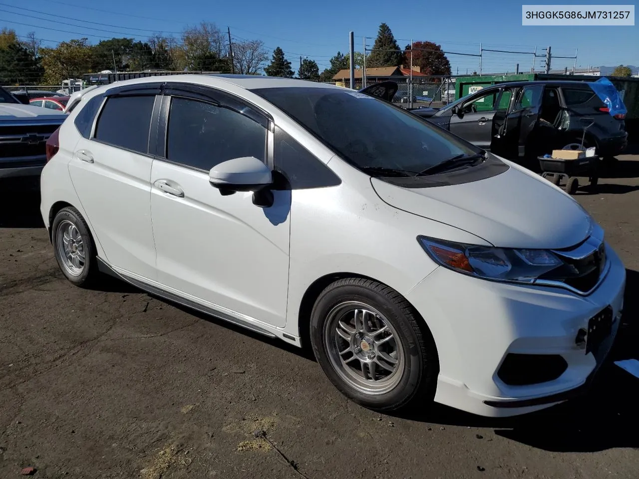 2018 Honda Fit Ex VIN: 3HGGK5G86JM731257 Lot: 77417964