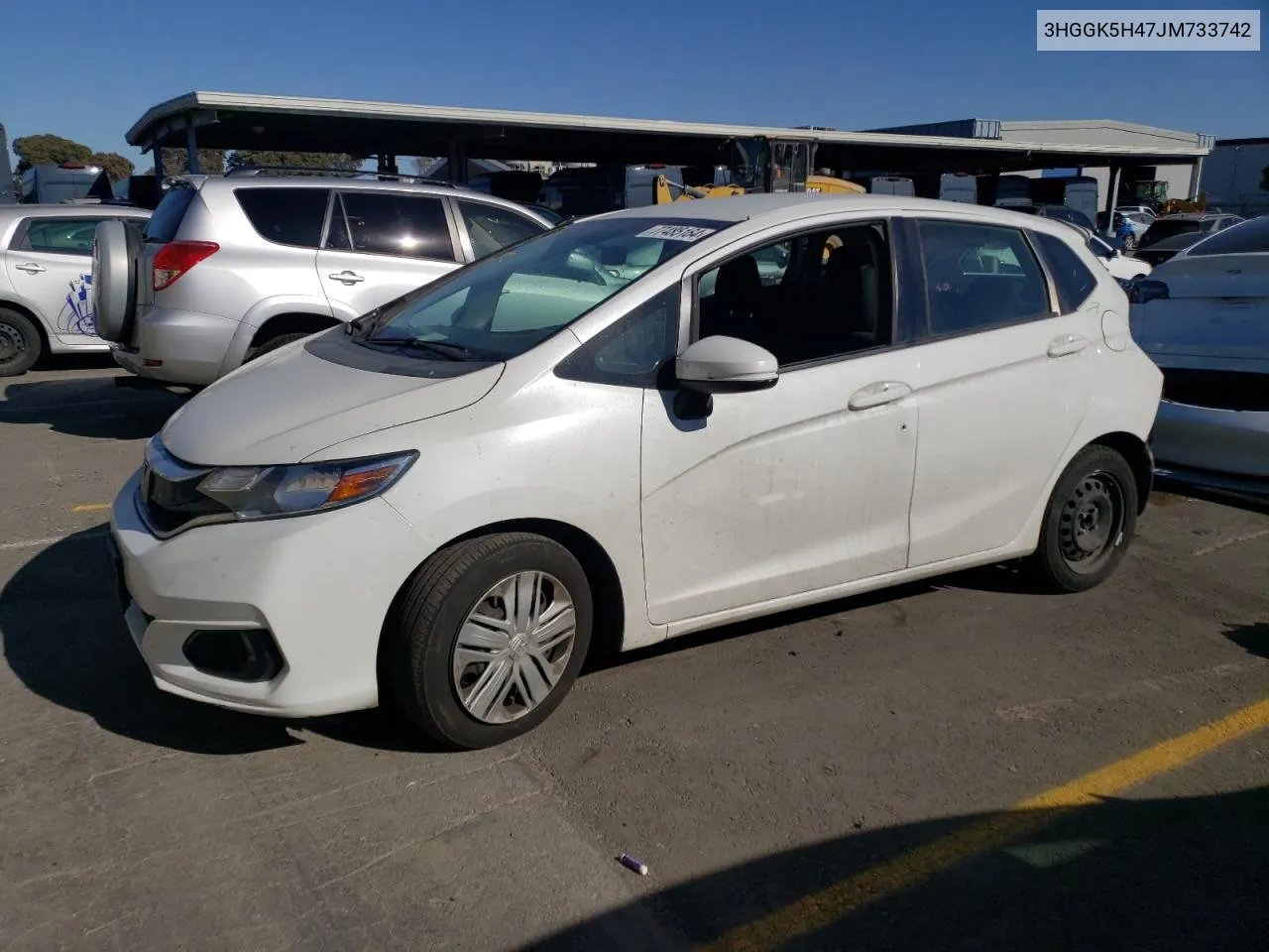 2018 Honda Fit Lx VIN: 3HGGK5H47JM733742 Lot: 77485164