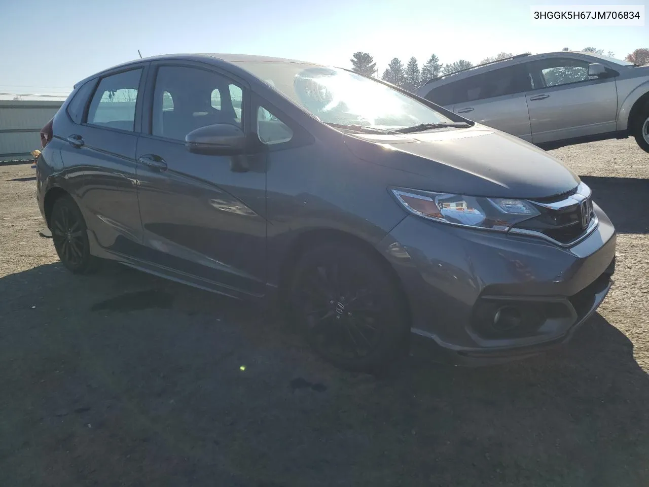 2018 Honda Fit Sport VIN: 3HGGK5H67JM706834 Lot: 77744334