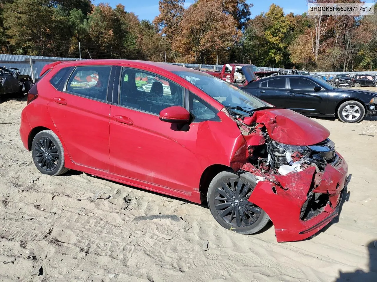 2018 Honda Fit Sport VIN: 3HGGK5H66JM717517 Lot: 78047644