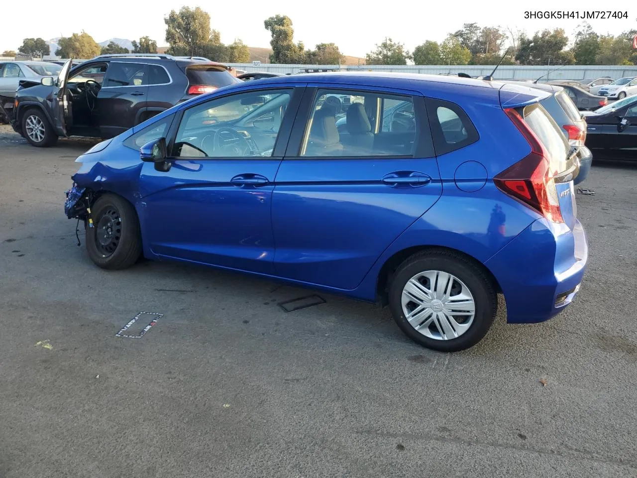 2018 Honda Fit Lx VIN: 3HGGK5H41JM727404 Lot: 78240774