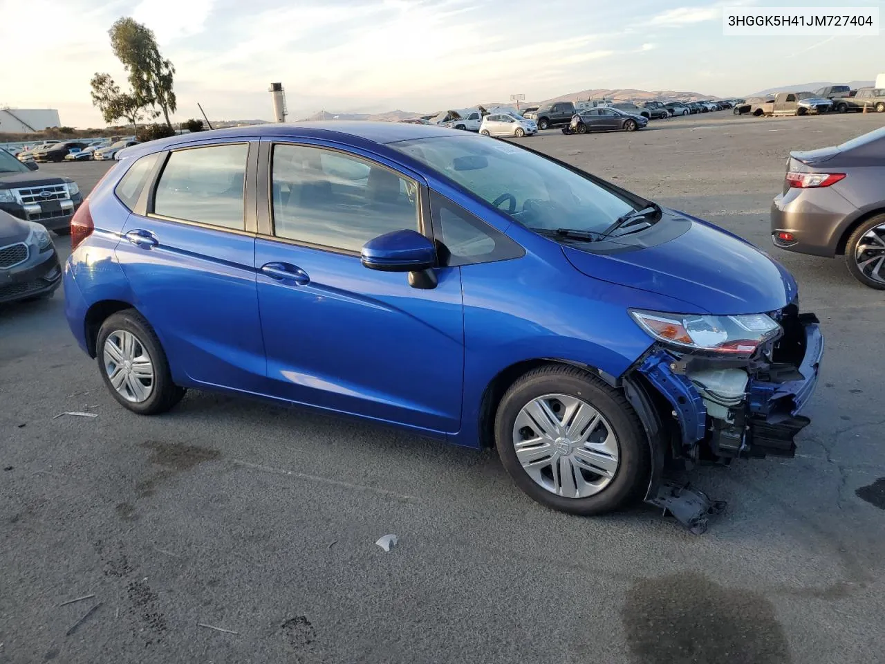 2018 Honda Fit Lx VIN: 3HGGK5H41JM727404 Lot: 78240774