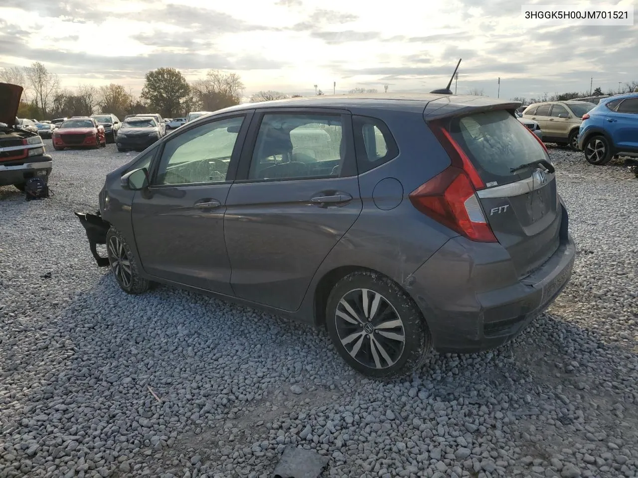 2018 Honda Fit Ex VIN: 3HGGK5H00JM701521 Lot: 78372684