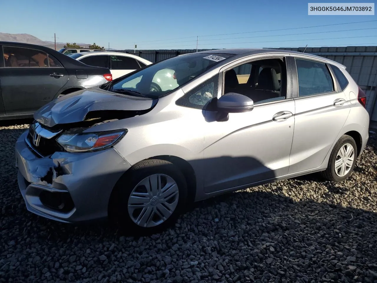 2018 Honda Fit Lx VIN: 3HGGK5G46JM703892 Lot: 79742984