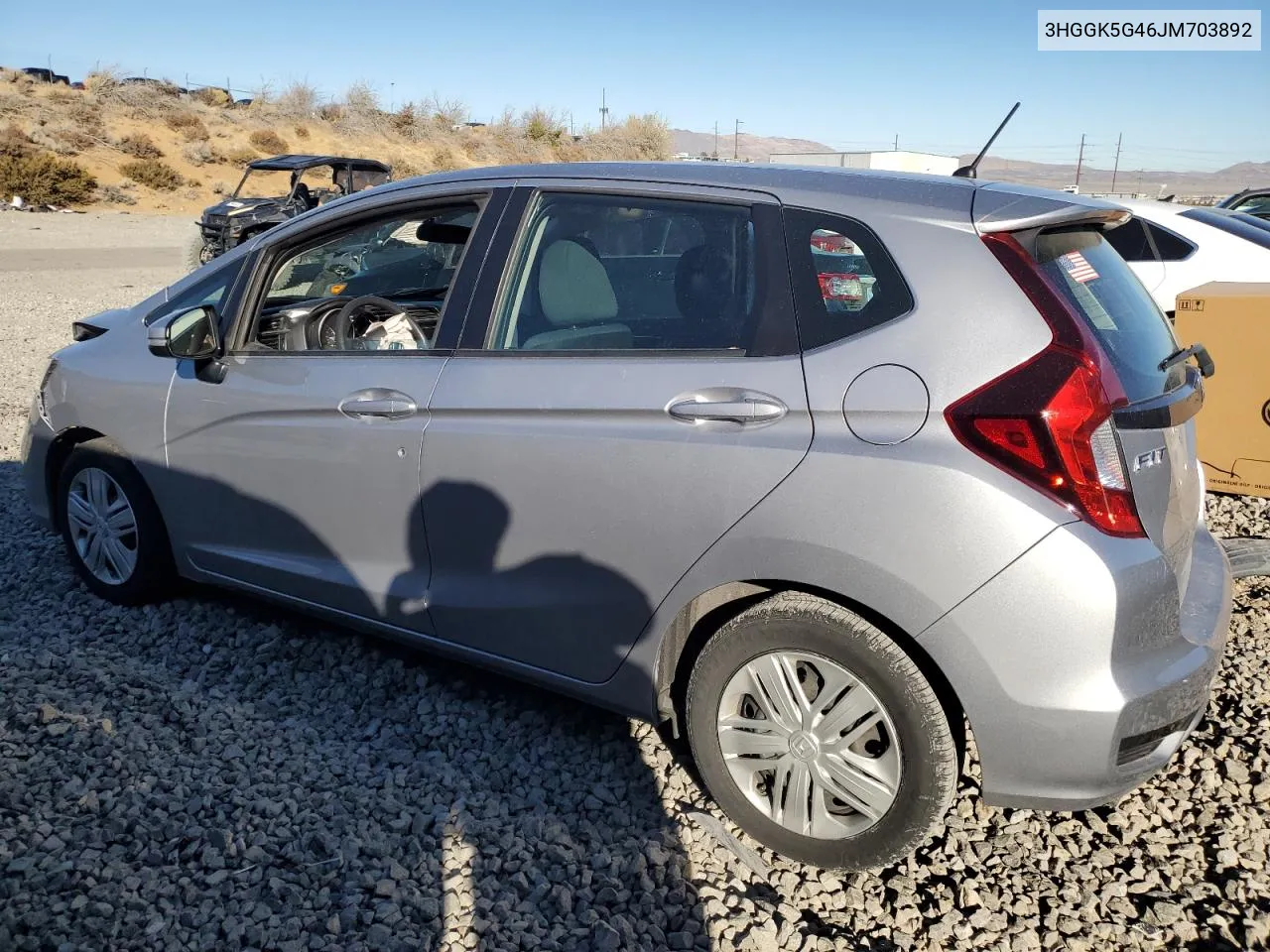 2018 Honda Fit Lx VIN: 3HGGK5G46JM703892 Lot: 79742984