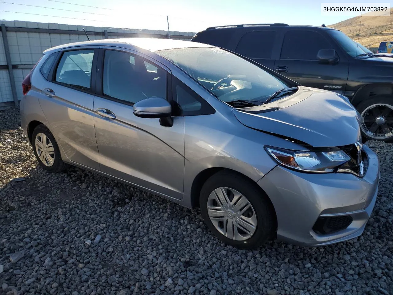 2018 Honda Fit Lx VIN: 3HGGK5G46JM703892 Lot: 79742984