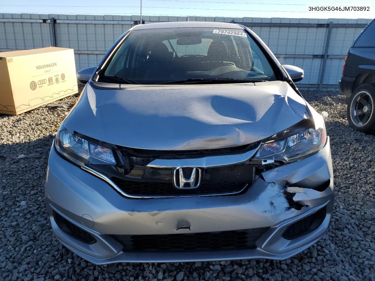 2018 Honda Fit Lx VIN: 3HGGK5G46JM703892 Lot: 79742984