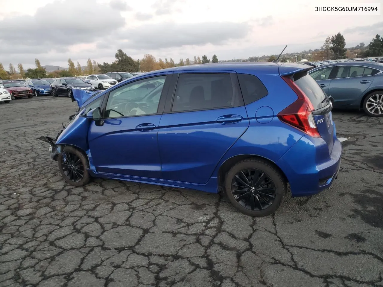 2018 Honda Fit Sport VIN: 3HGGK5G60JM716994 Lot: 80749104