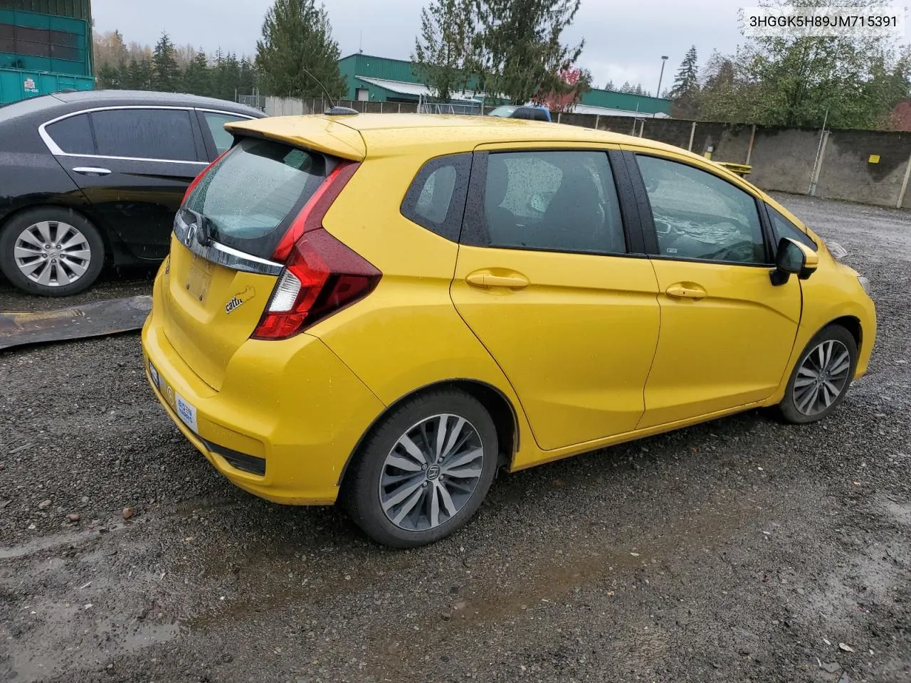 2018 Honda Fit Ex VIN: 3HGGK5H89JM715391 Lot: 80758184