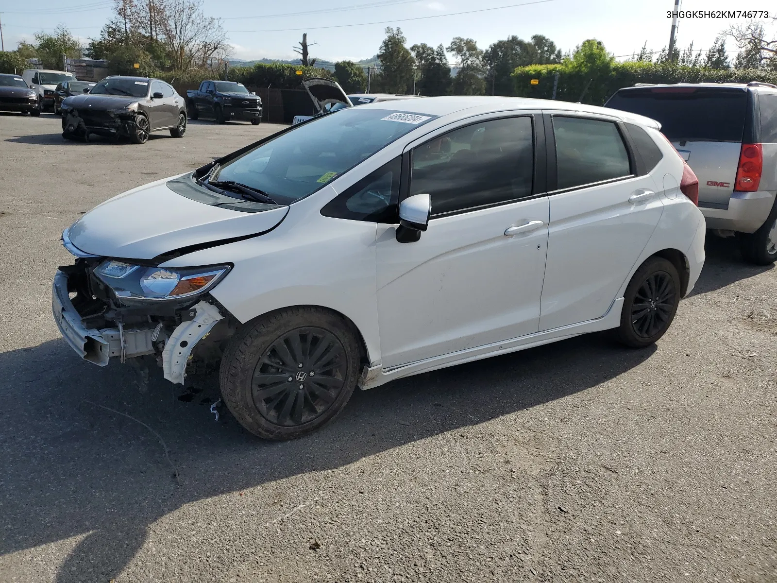 2019 Honda Fit Sport VIN: 3HGGK5H62KM746773 Lot: 48665204