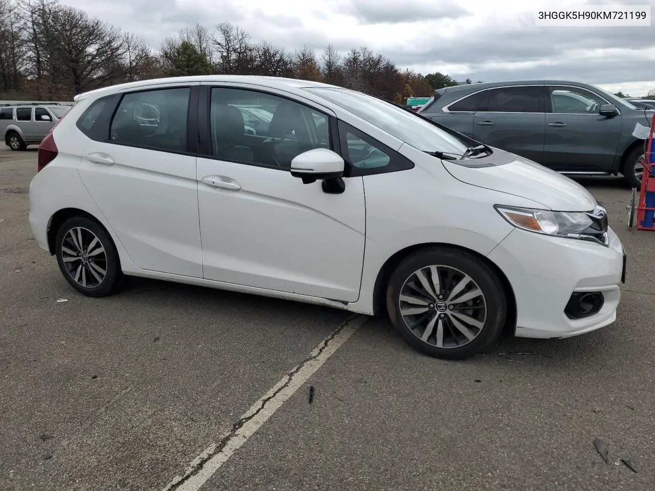 2019 Honda Fit Exl VIN: 3HGGK5H90KM721199 Lot: 49569084