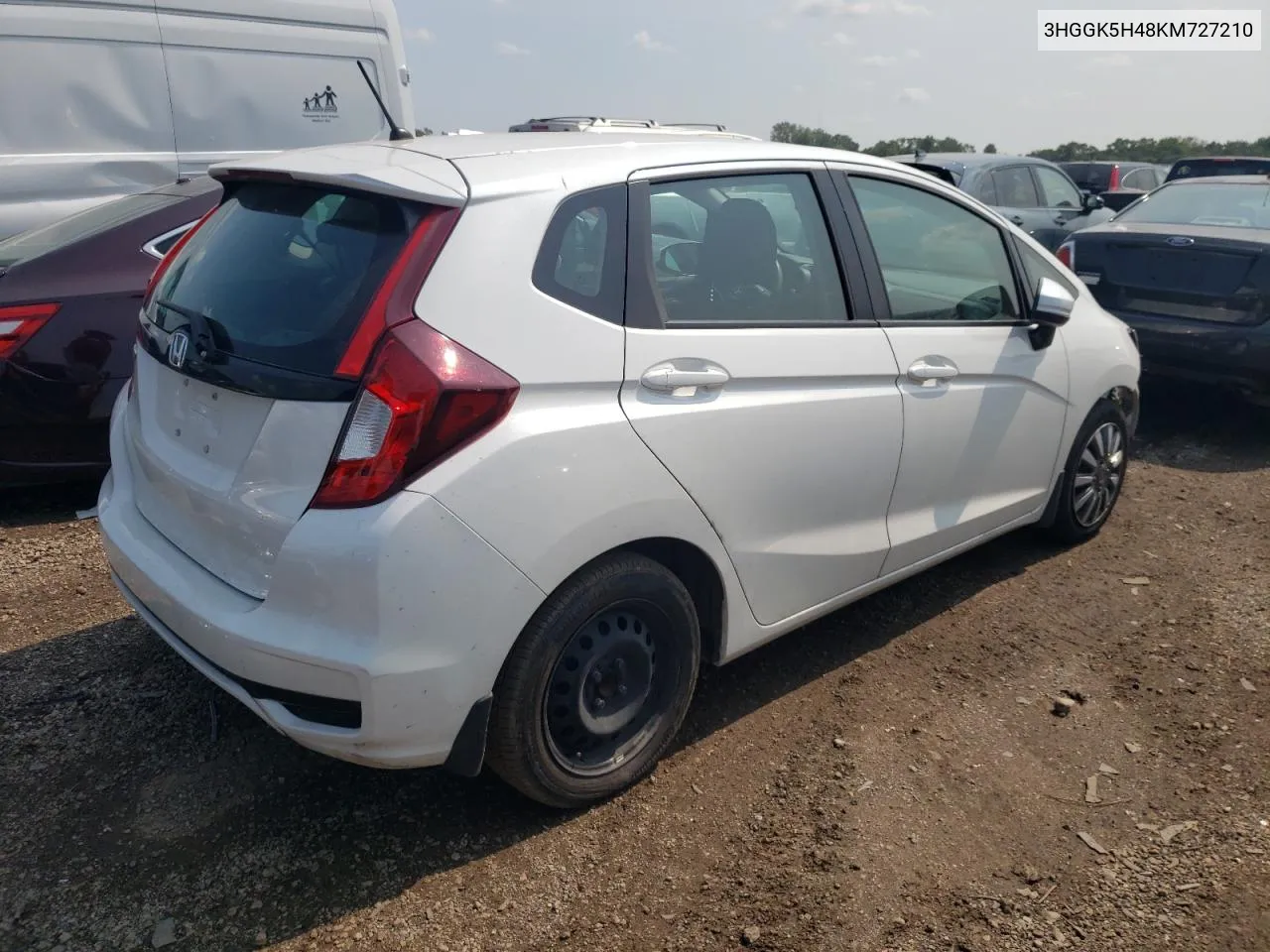 2019 Honda Fit Lx VIN: 3HGGK5H48KM727210 Lot: 62059264