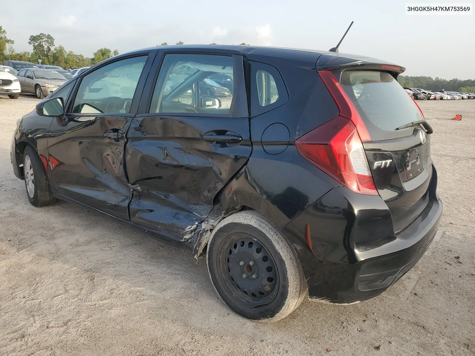 2019 Honda Fit Lx VIN: 3HGGK5H47KM753569 Lot: 64774424