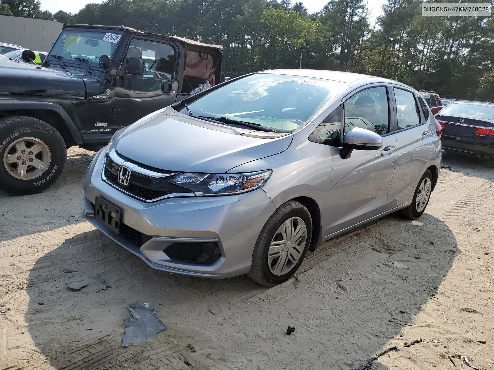 2019 Honda Fit Lx VIN: 3HGGK5H47KM740028 Lot: 65229834