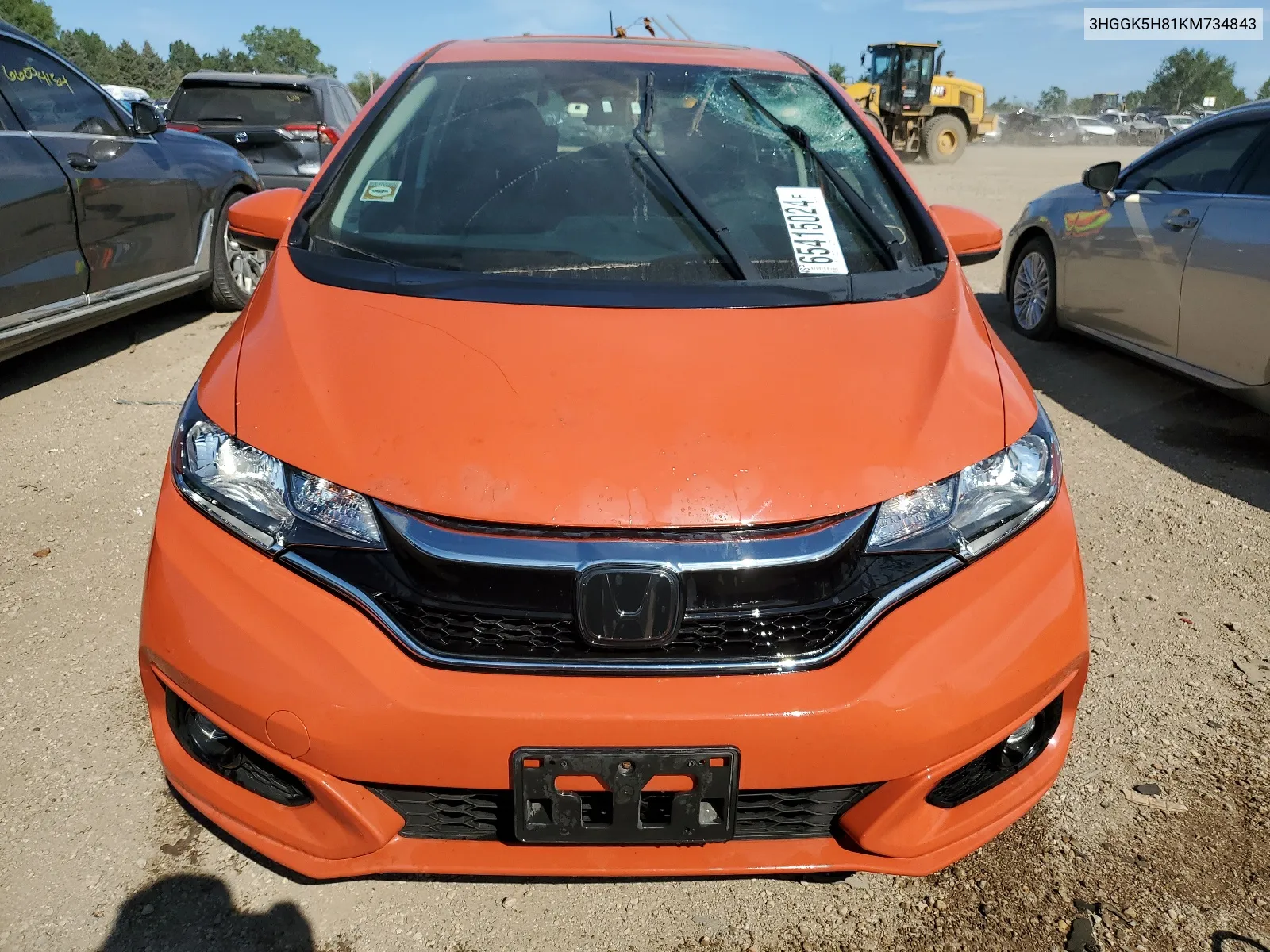 3HGGK5H81KM734843 2019 Honda Fit Ex