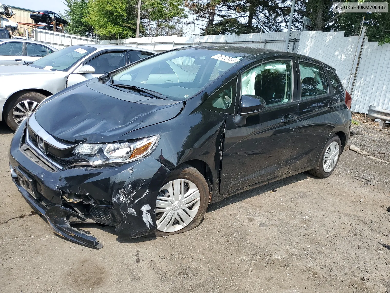 2019 Honda Fit Lx VIN: 3HGGK5H40KM700437 Lot: 65722914