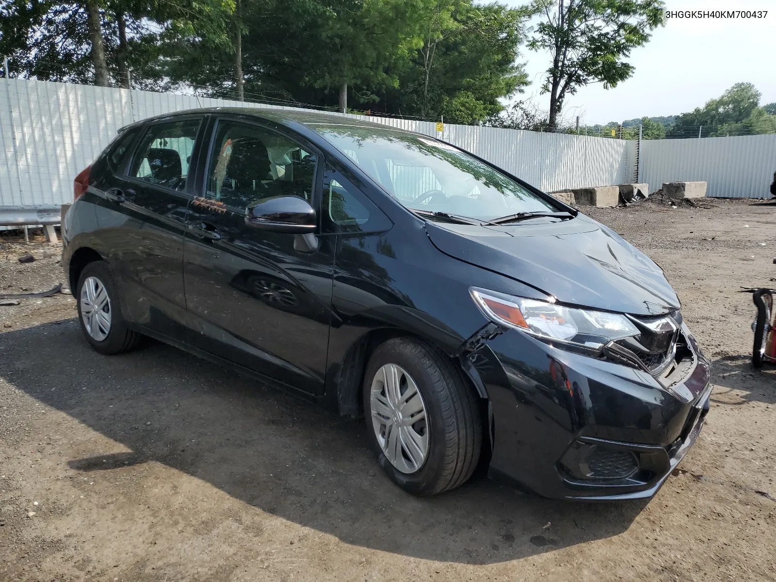 2019 Honda Fit Lx VIN: 3HGGK5H40KM700437 Lot: 65722914