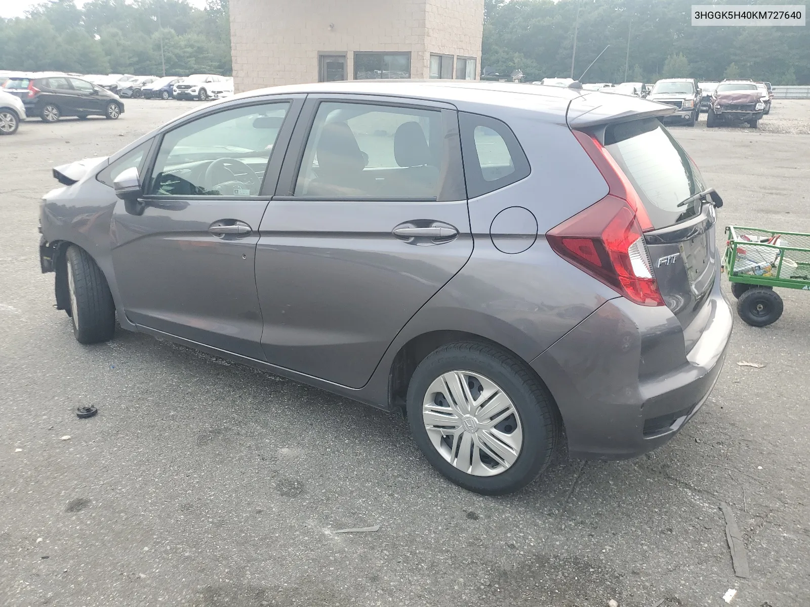 2019 Honda Fit Lx VIN: 3HGGK5H40KM727640 Lot: 66951014