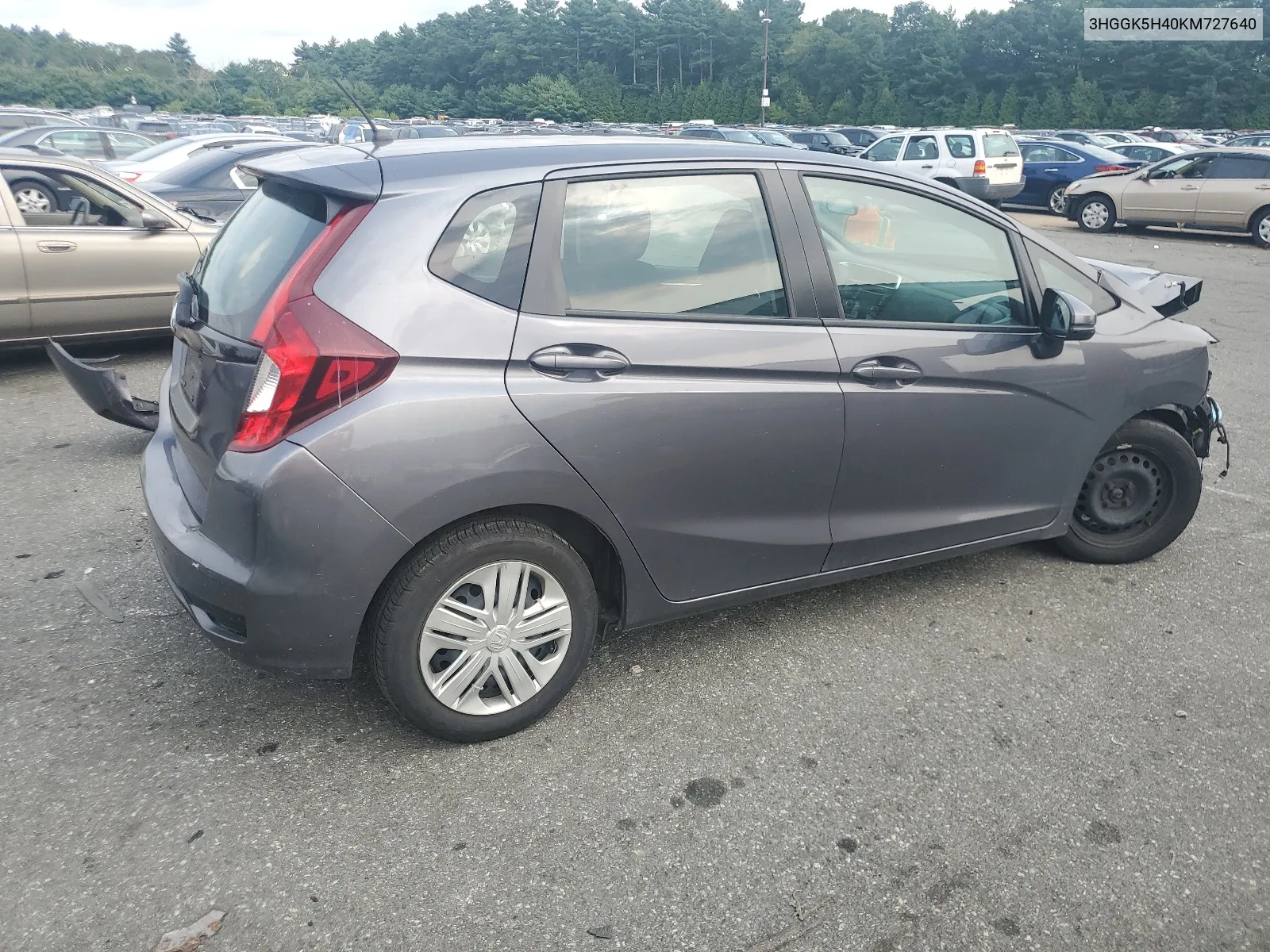 2019 Honda Fit Lx VIN: 3HGGK5H40KM727640 Lot: 66951014