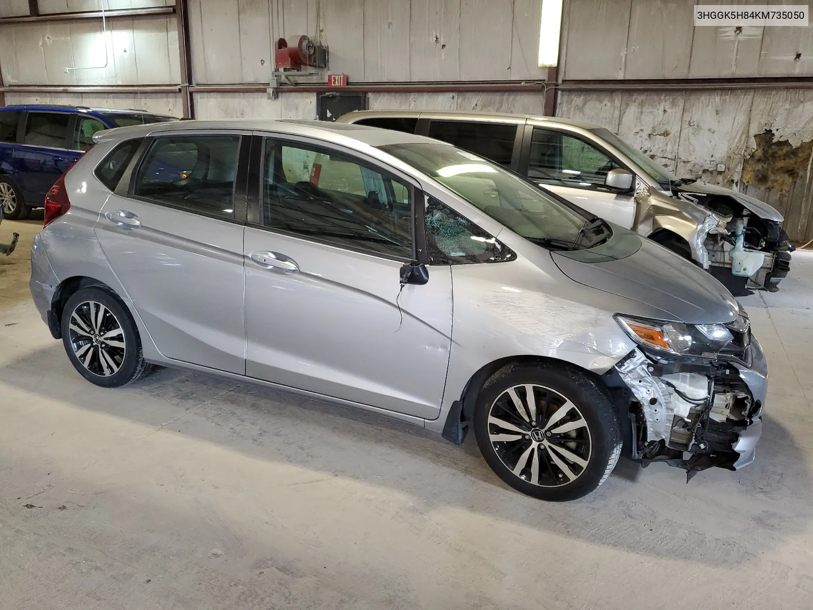 2019 Honda Fit Ex VIN: 3HGGK5H84KM735050 Lot: 67971144