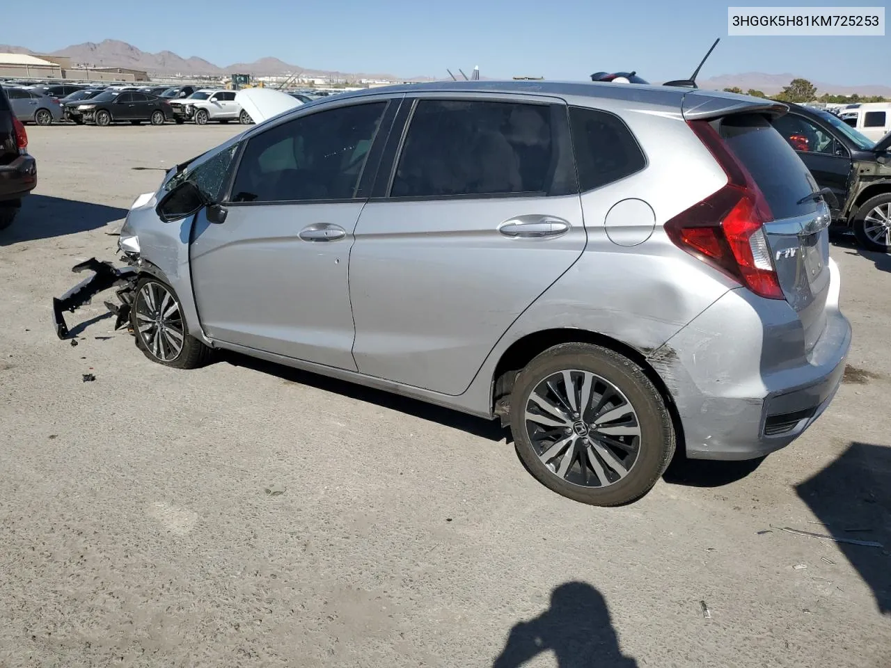 2019 Honda Fit Ex VIN: 3HGGK5H81KM725253 Lot: 69225344