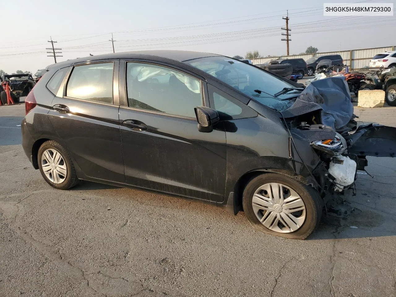 3HGGK5H48KM729300 2019 Honda Fit Lx