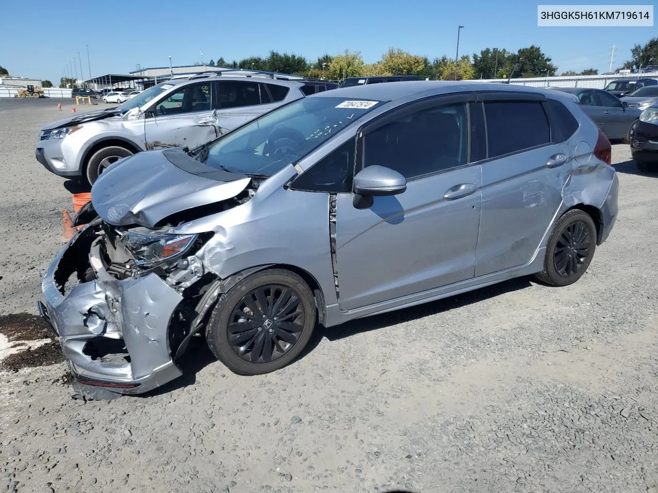 2019 Honda Fit Sport VIN: 3HGGK5H61KM719614 Lot: 70647574