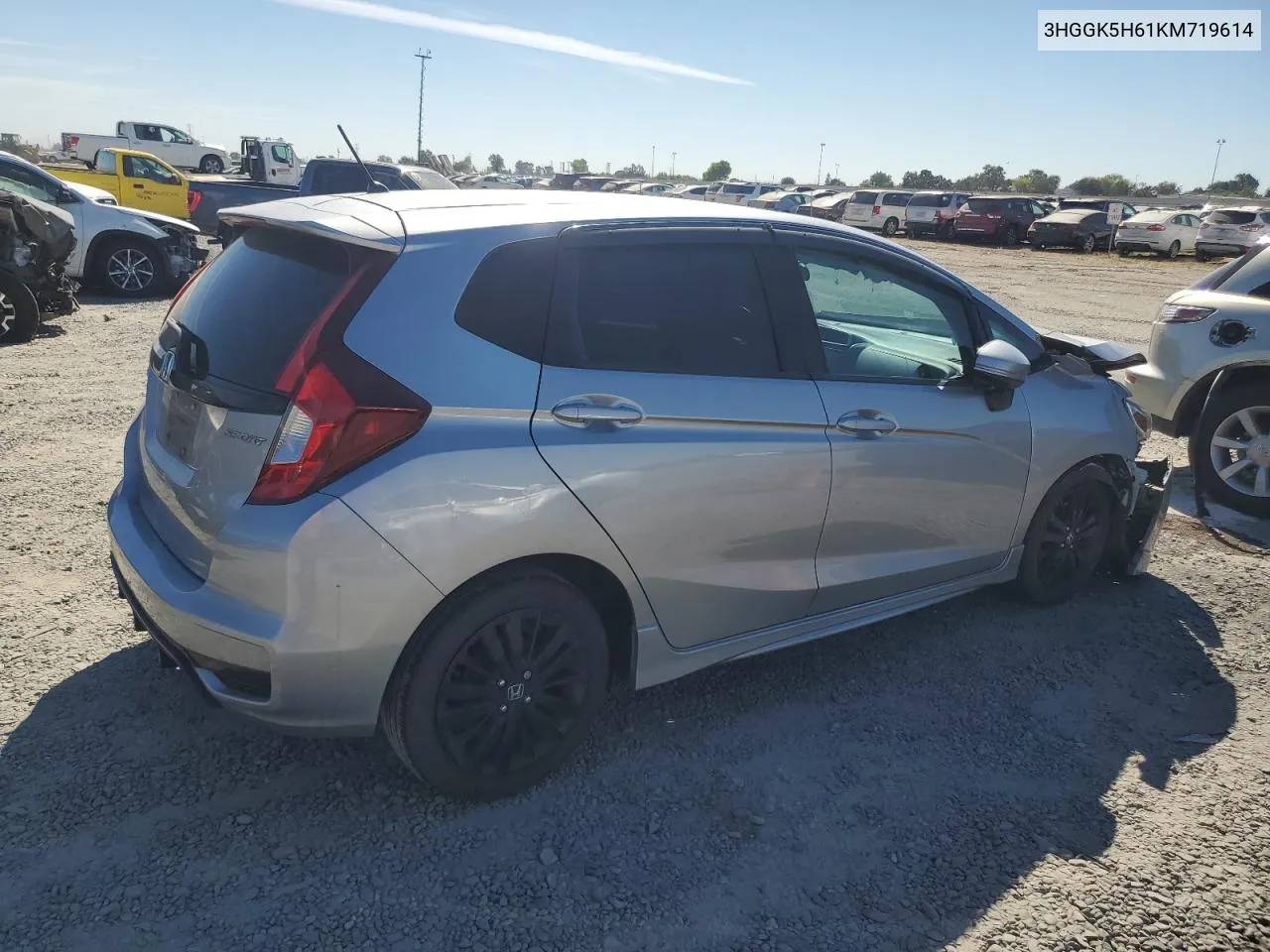 2019 Honda Fit Sport VIN: 3HGGK5H61KM719614 Lot: 70647574