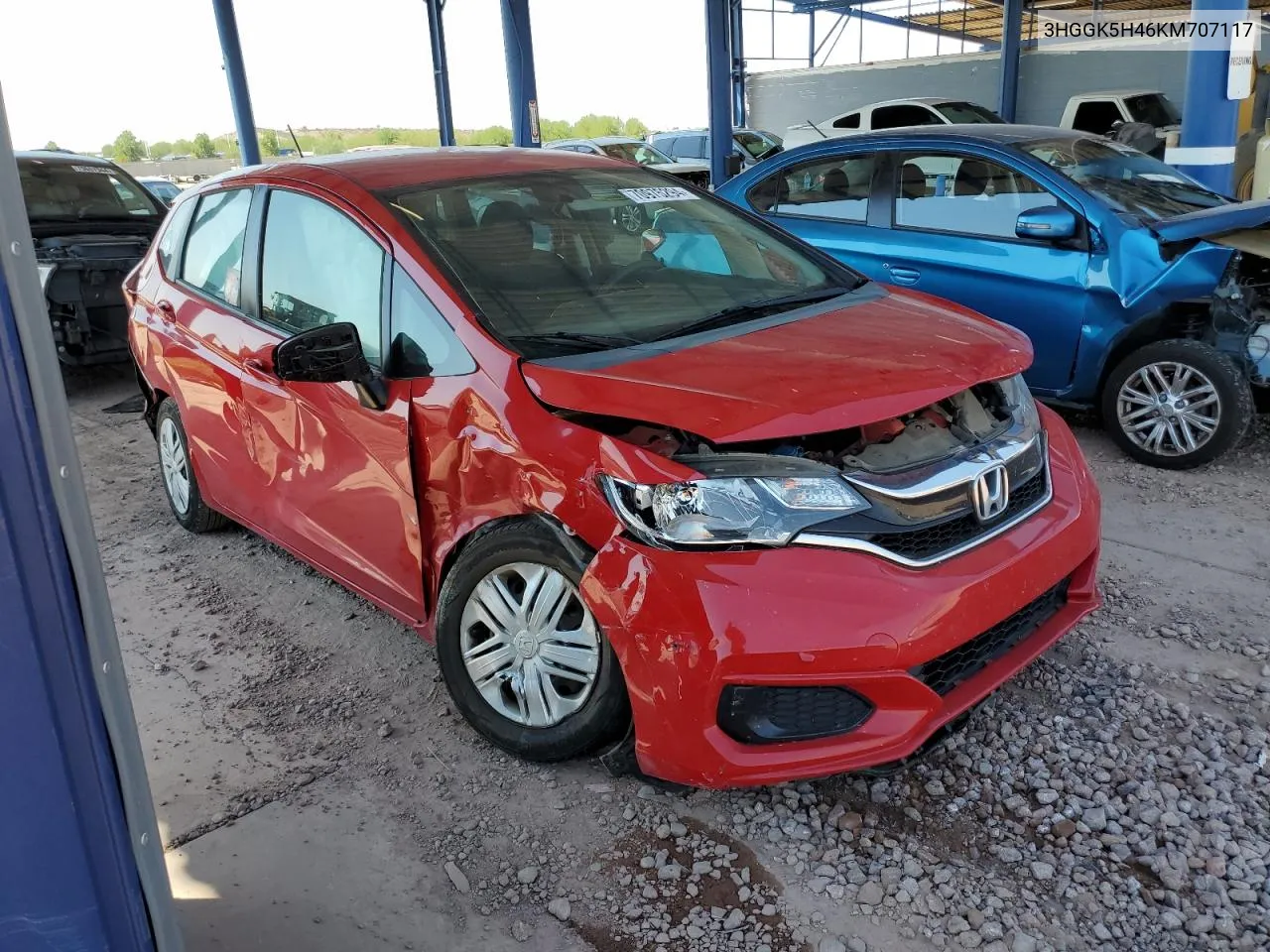 3HGGK5H46KM707117 2019 Honda Fit Lx