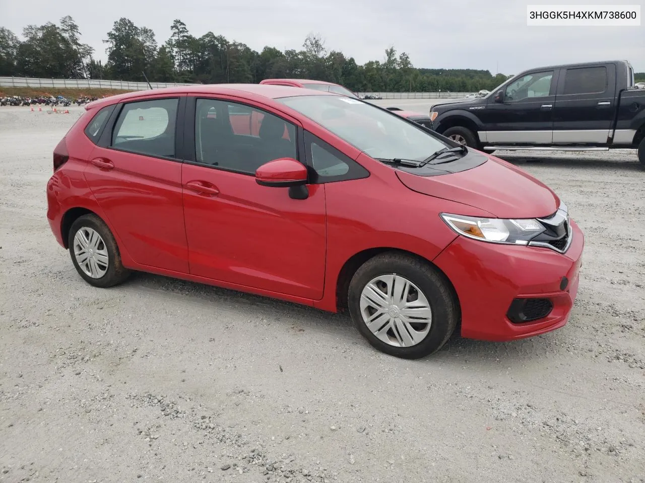 2019 Honda Fit Lx VIN: 3HGGK5H4XKM738600 Lot: 71550874