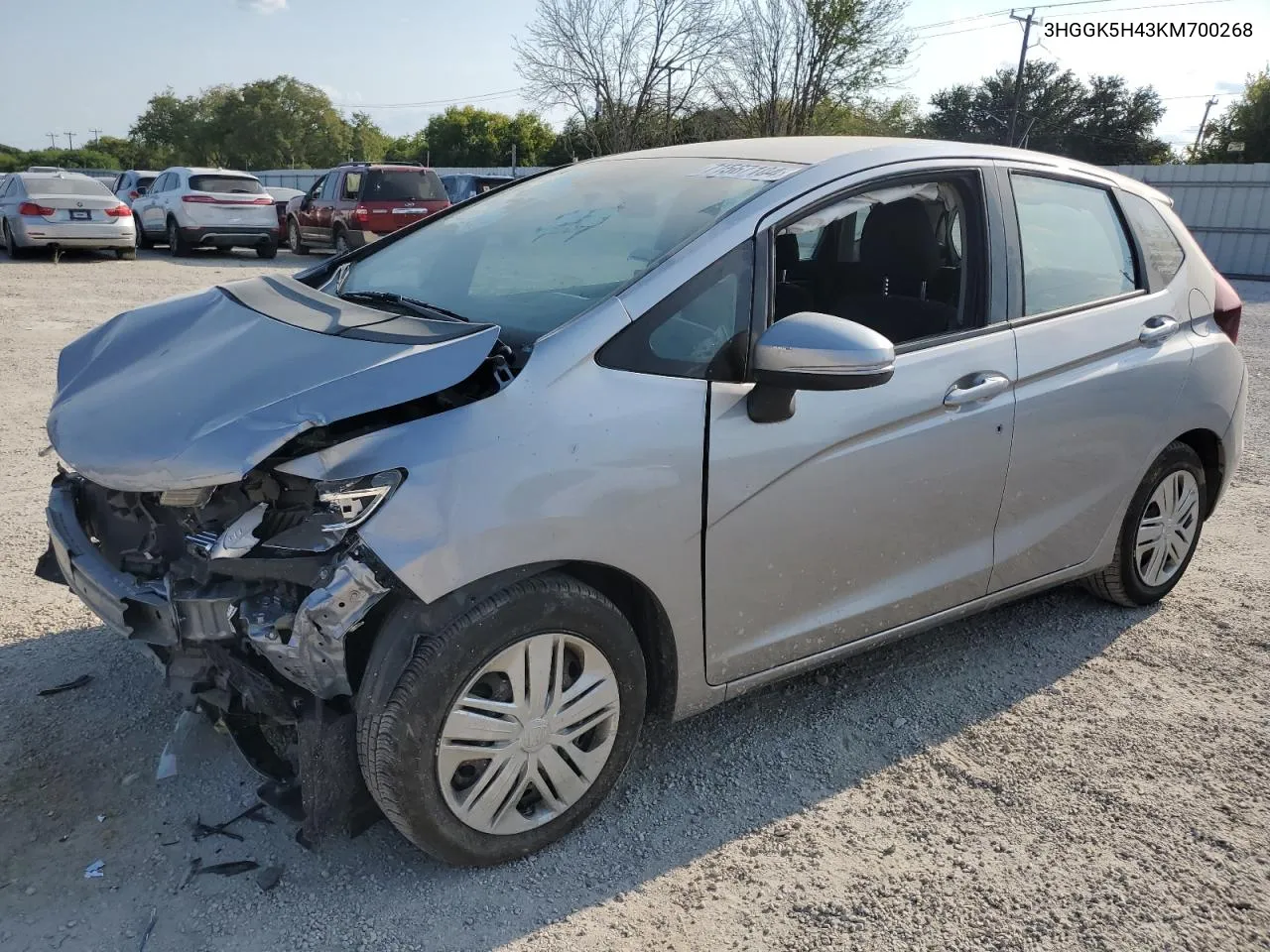 2019 Honda Fit Lx VIN: 3HGGK5H43KM700268 Lot: 71567104