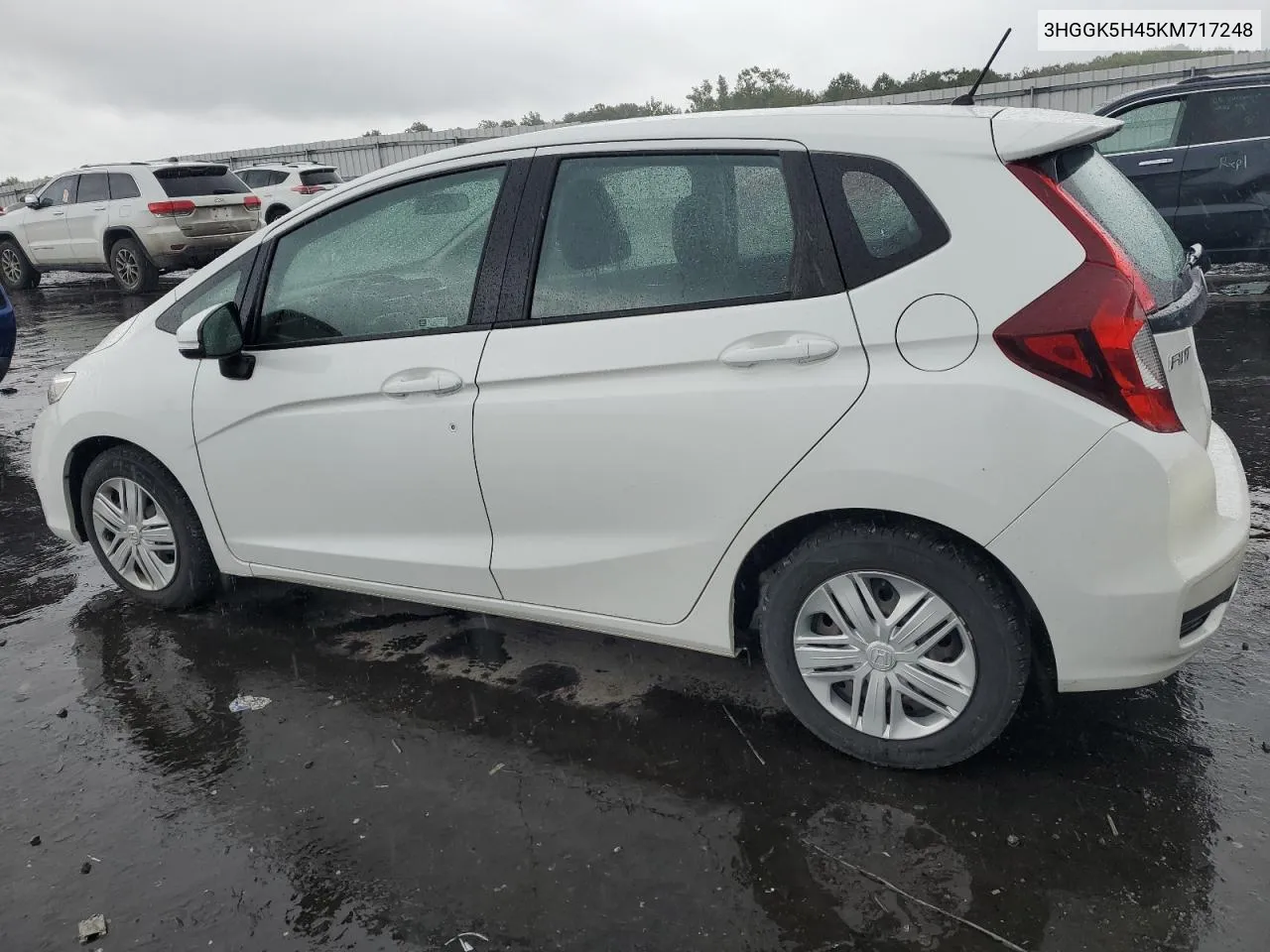 2019 Honda Fit Lx VIN: 3HGGK5H45KM717248 Lot: 71606924