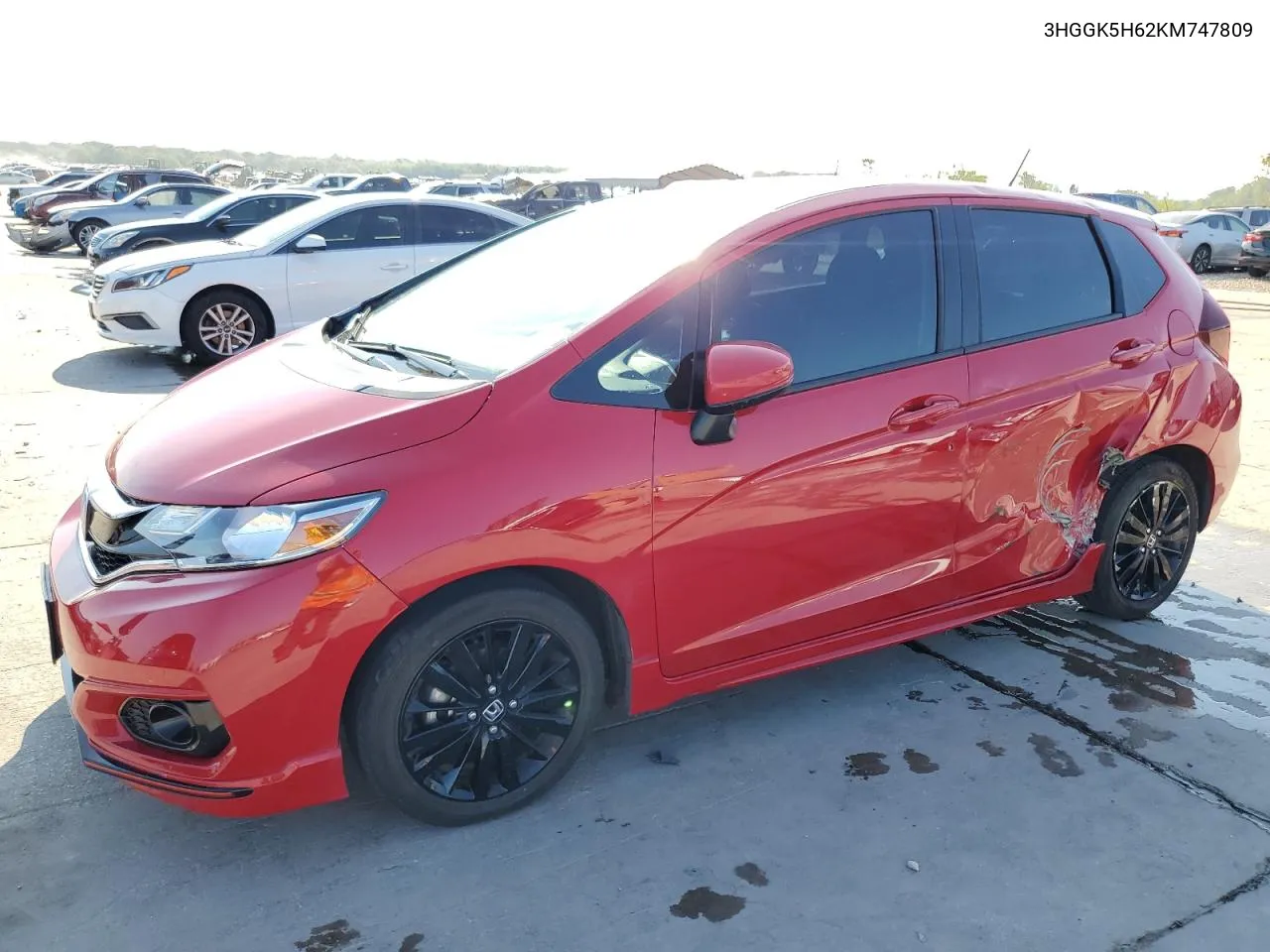 2019 Honda Fit Sport VIN: 3HGGK5H62KM747809 Lot: 71728574