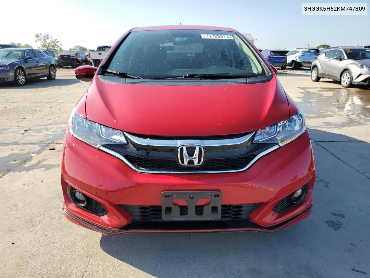 2019 Honda Fit Sport VIN: 3HGGK5H62KM747809 Lot: 71728574