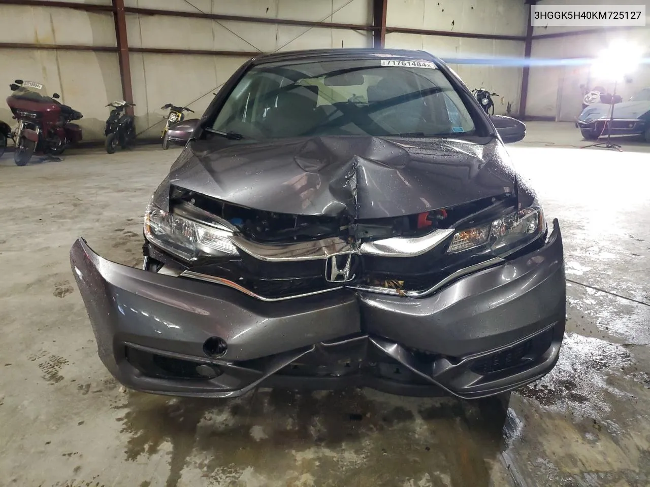 2019 Honda Fit Lx VIN: 3HGGK5H40KM725127 Lot: 71761484