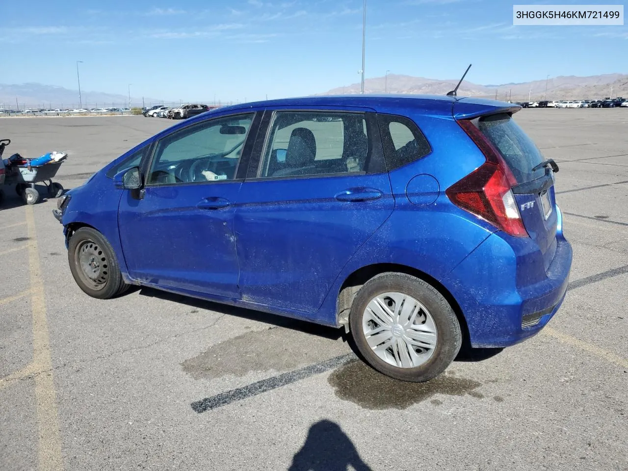 2019 Honda Fit Lx VIN: 3HGGK5H46KM721499 Lot: 71885364