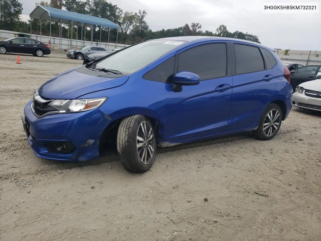 2019 Honda Fit Ex VIN: 3HGGK5H85KM732321 Lot: 71968514