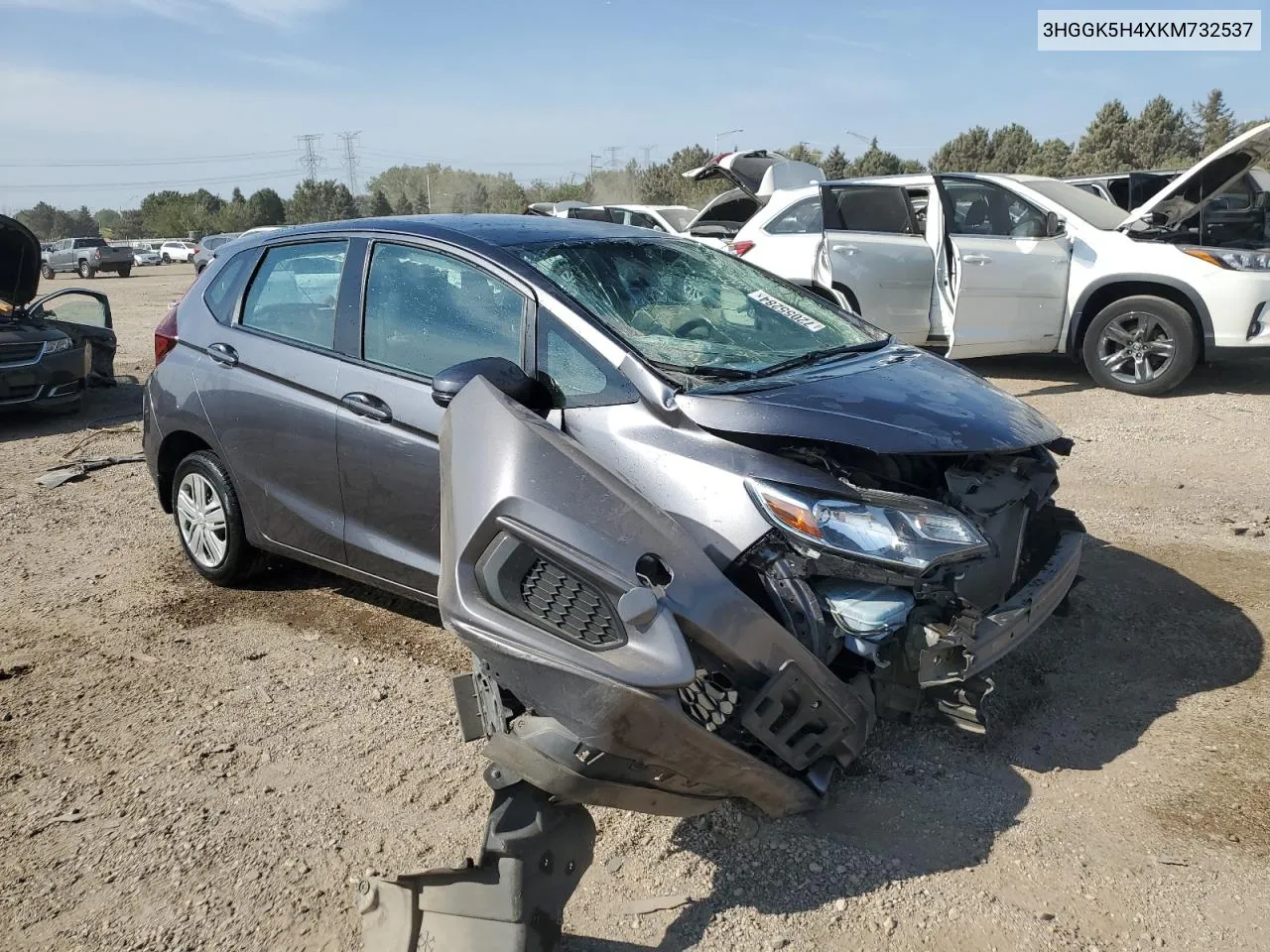 2019 Honda Fit Lx VIN: 3HGGK5H4XKM732537 Lot: 72055284