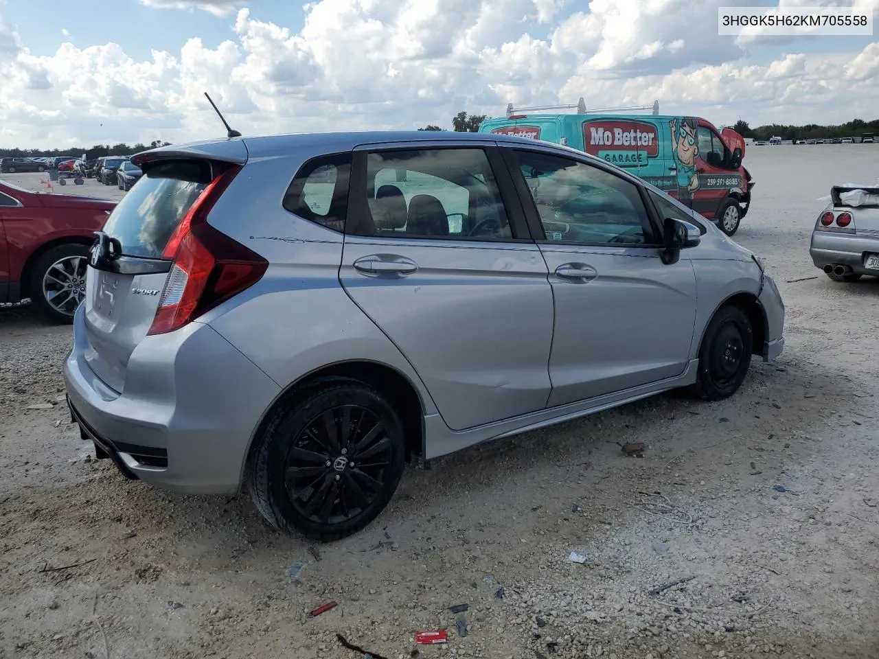 2019 Honda Fit Sport VIN: 3HGGK5H62KM705558 Lot: 72073954