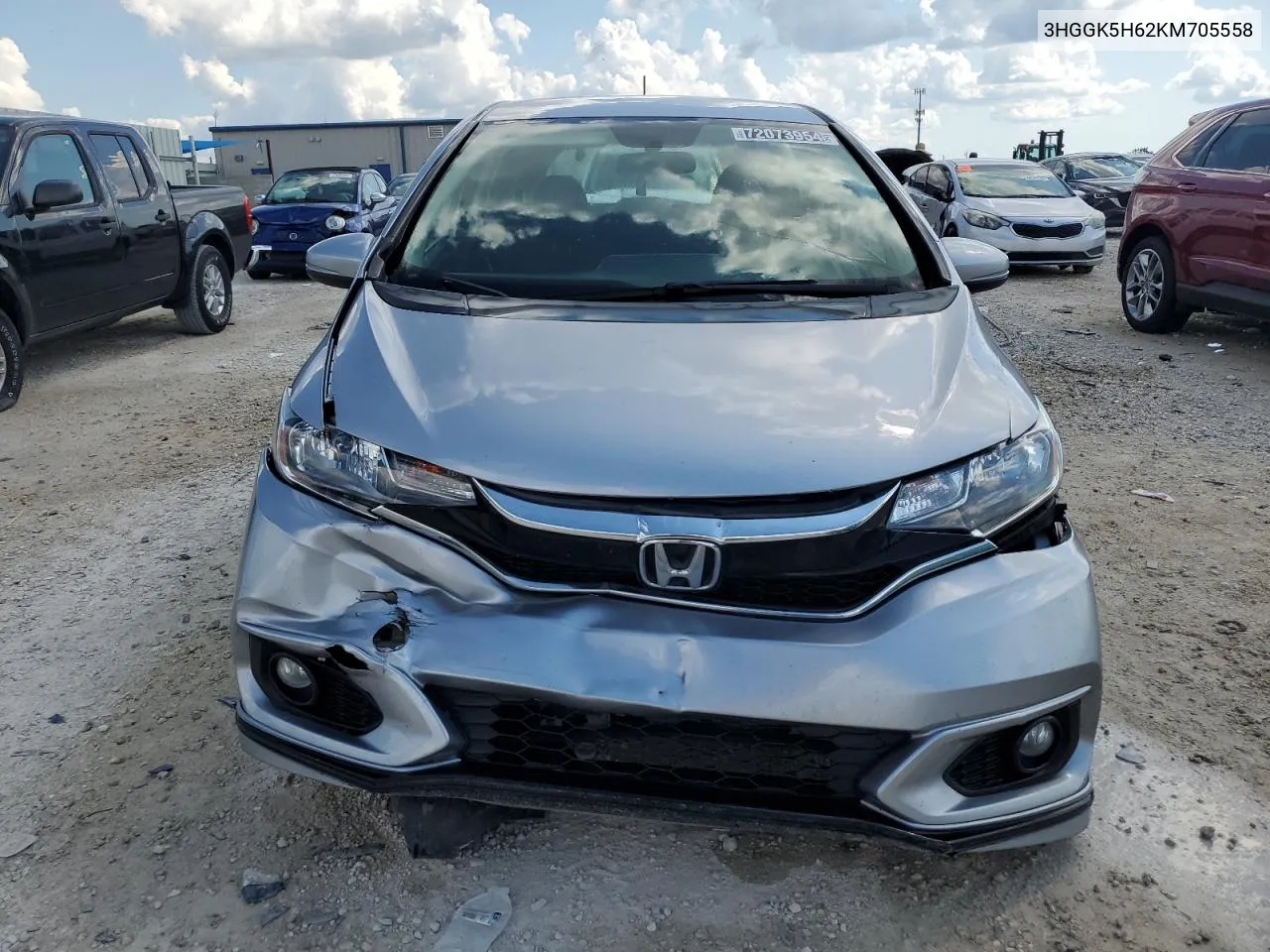 2019 Honda Fit Sport VIN: 3HGGK5H62KM705558 Lot: 72073954