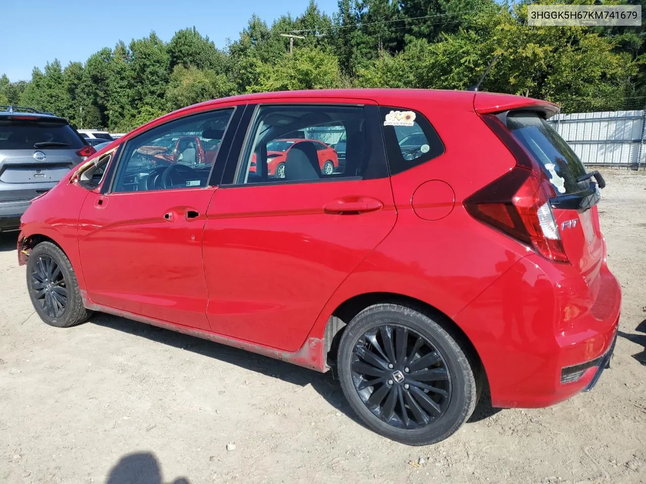 2019 Honda Fit Sport VIN: 3HGGK5H67KM741679 Lot: 72447484