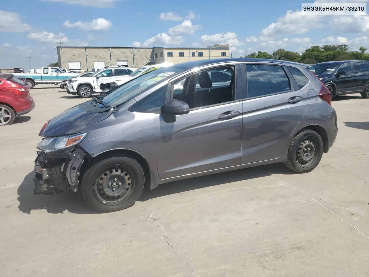 2019 Honda Fit Lx VIN: 3HGGK5H45KM733210 Lot: 72853514