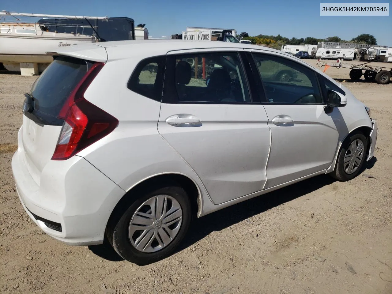 2019 Honda Fit Lx VIN: 3HGGK5H42KM705946 Lot: 73053414