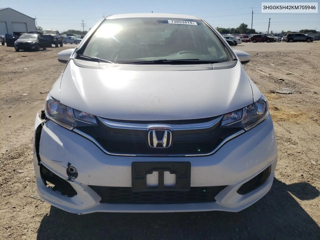 3HGGK5H42KM705946 2019 Honda Fit Lx