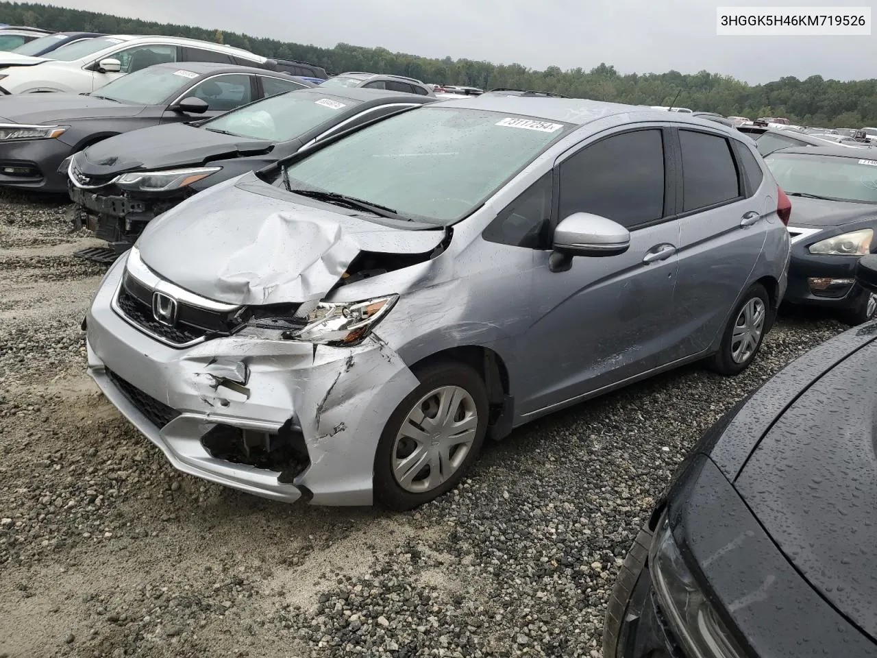 2019 Honda Fit Lx VIN: 3HGGK5H46KM719526 Lot: 73117254