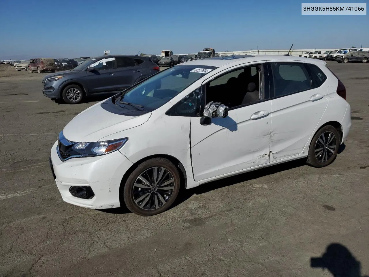 2019 Honda Fit Ex VIN: 3HGGK5H85KM741066 Lot: 73157634